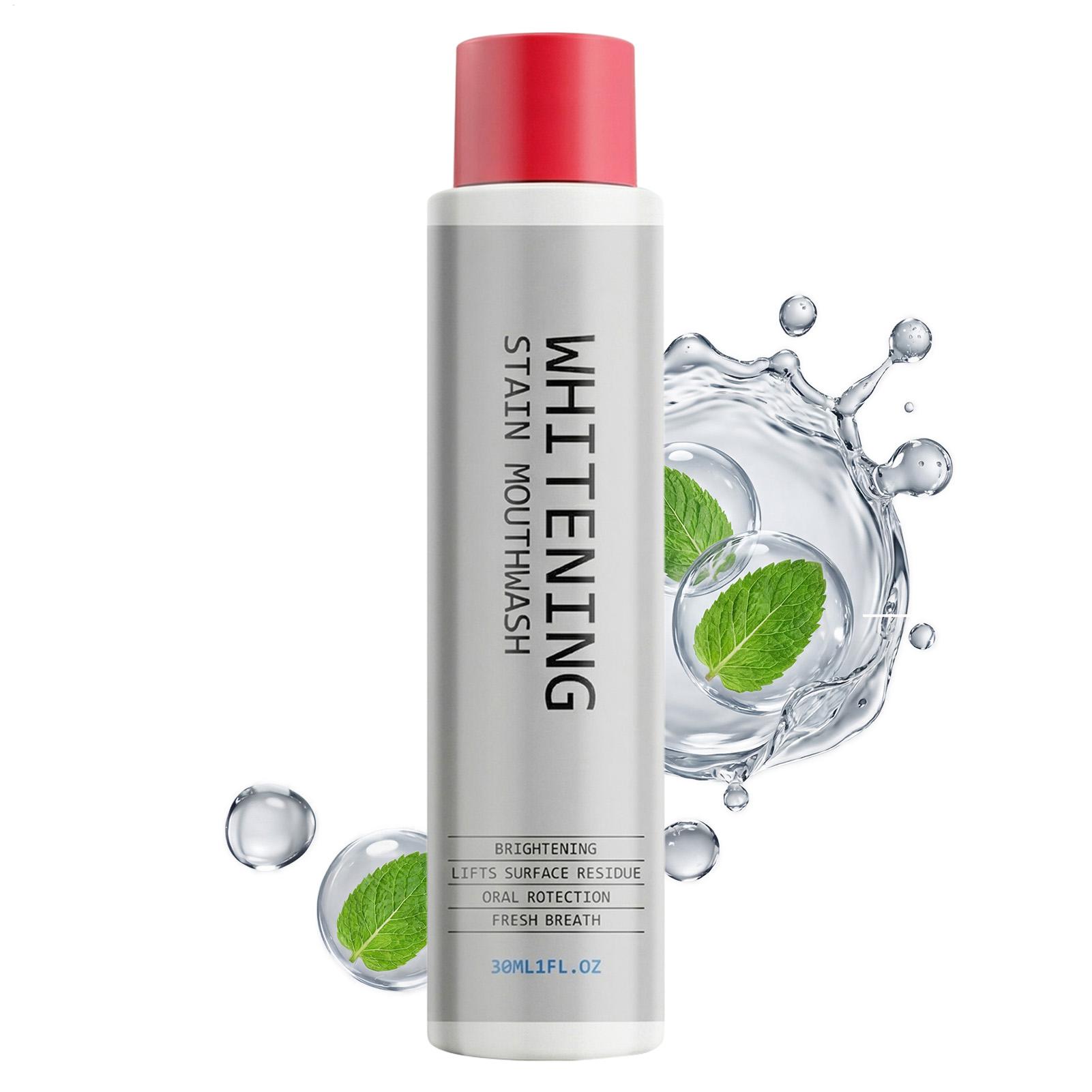 Teeth Whitening Mouthwash - Bain de bouche blanchissant 30 ml,