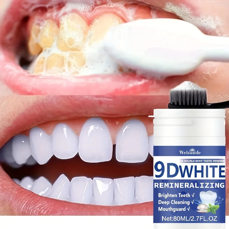 Teeth Whitening Near Me - Poudre dentaire reminéralisante à l'hydroxyapatite 9D,