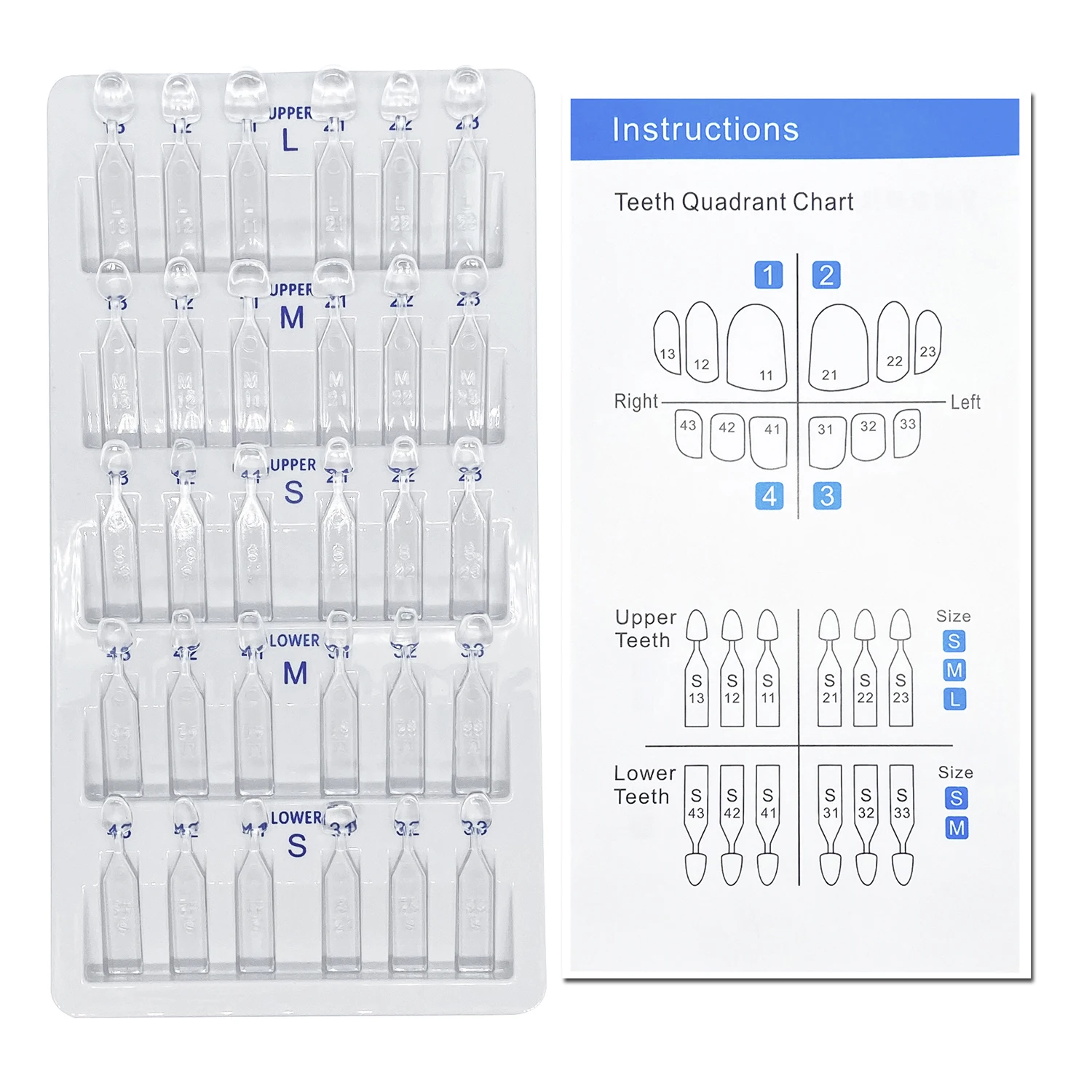 Kit de moules pour placage den - Teeth Whitening Kit avis et prix