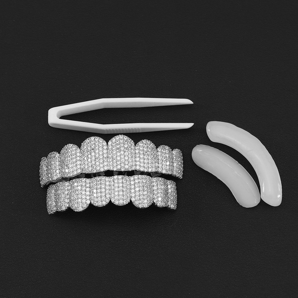 Grillz dentaire plaqué argent  - Teeth Whitening Moulds avis et prix