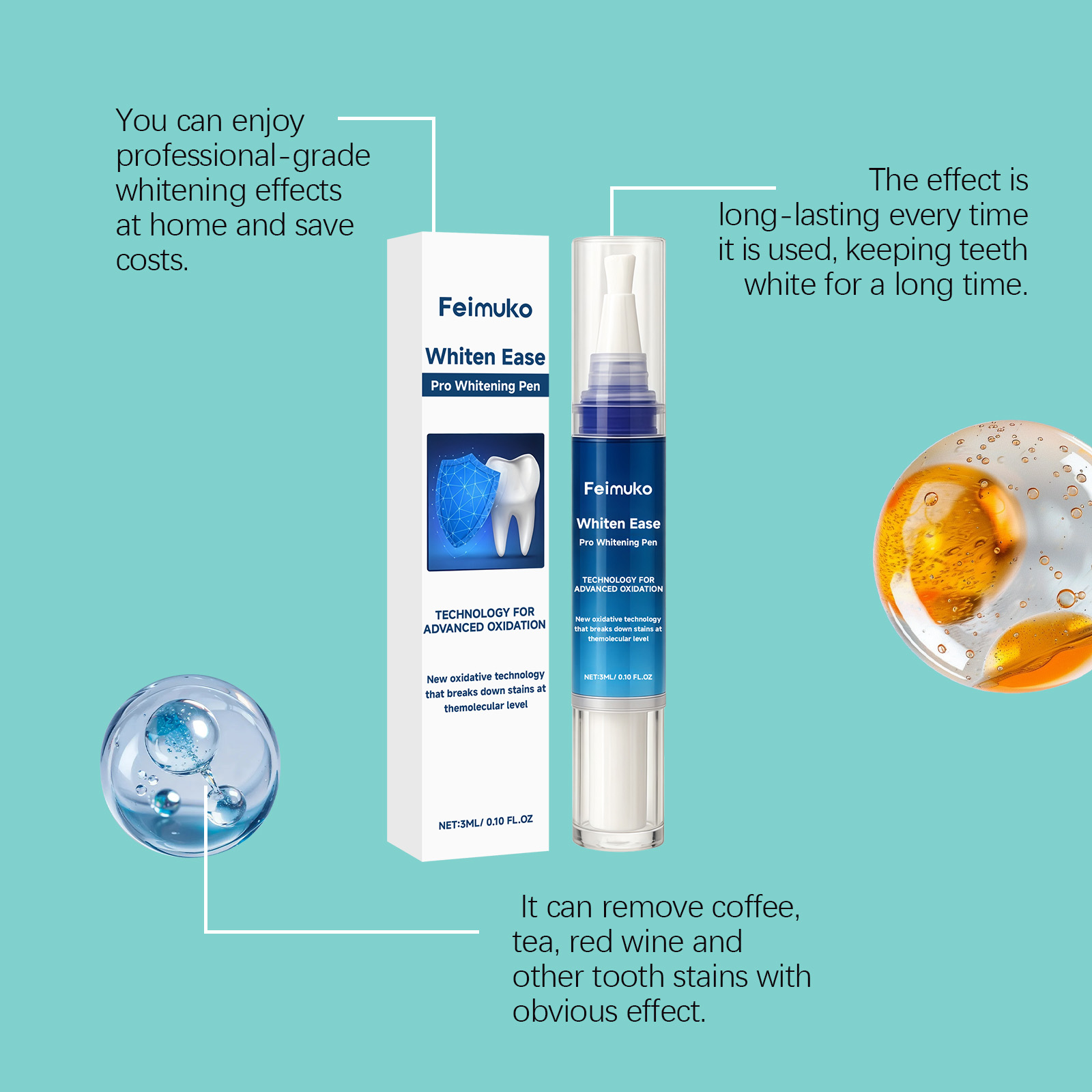 Feimuko – stylo blanchissant p - Teeth Whitening Pens avis et prix