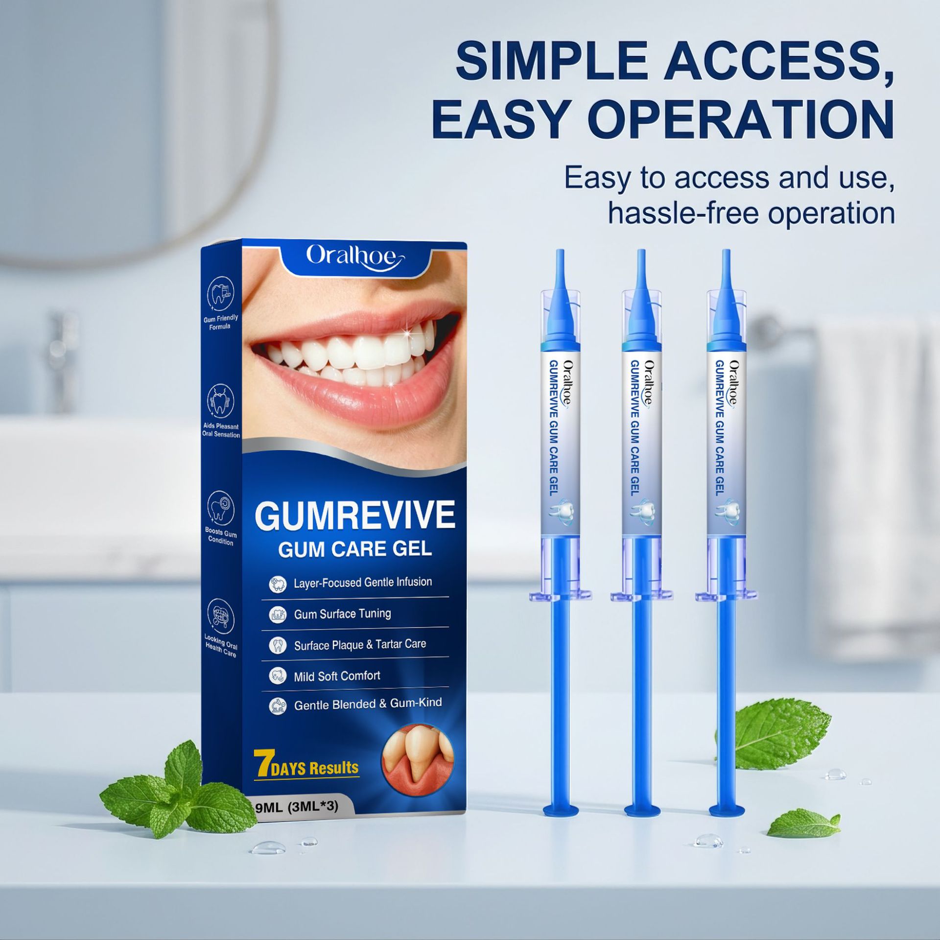 Gel de soin buccal, kit de ser - Teeth Whitening Near Me avis et prix